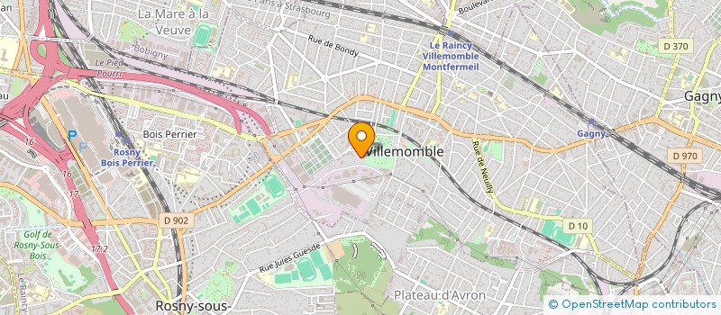 localisation de l'entreprise MONSIEUR YARLLEI VIEIRA ANGELI à VILLEMOMBLE