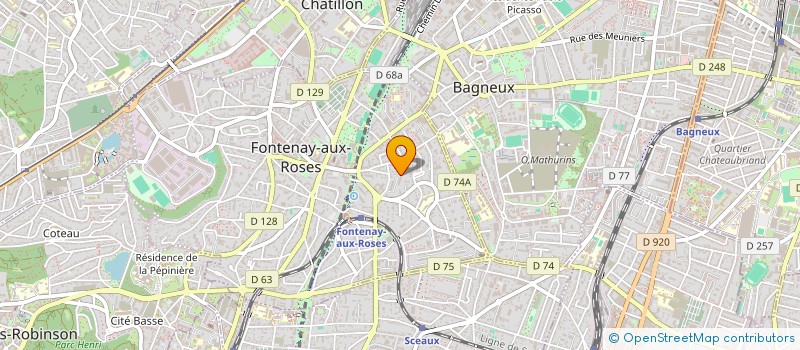 localisation de l'entreprise MONSIEUR YARNABI AHMADI à FONTENAY-AUX-ROSES