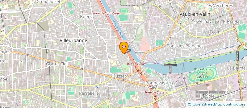 localisation de l'entreprise MONSIEUR YARON CHOURAQUI  VILLEURBANNE