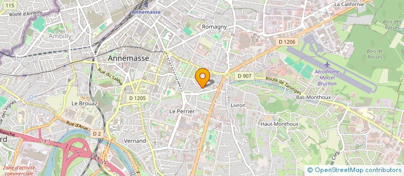 localisation de l'entreprise MONSIEUR YAROSLAV HNYP  ANNEMASSE