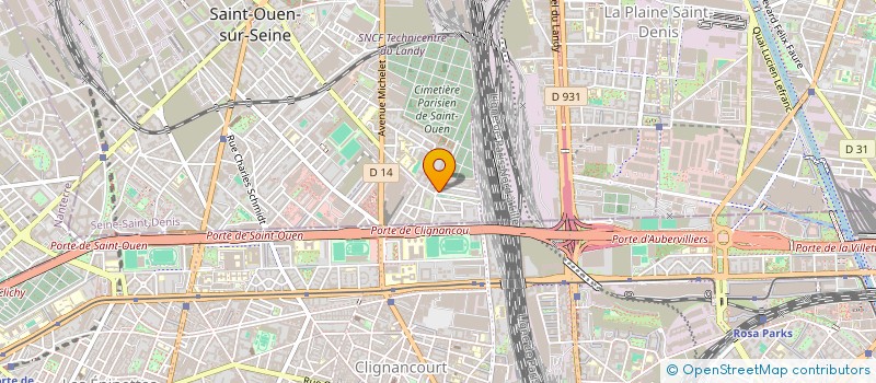 localisation de l'entreprise MONSIEUR YARY DIABY  SAINT-OUEN-SUR-SEINE