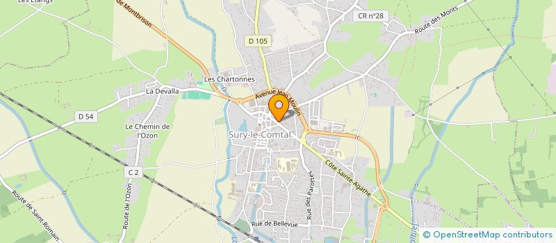 localisation de l'entreprise MONSIEUR YASAR KOCA  SURY-LE-COMTAL