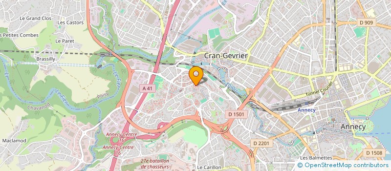 localisation de l'entreprise MONSIEUR YASAR SAYLAN à ANNECY