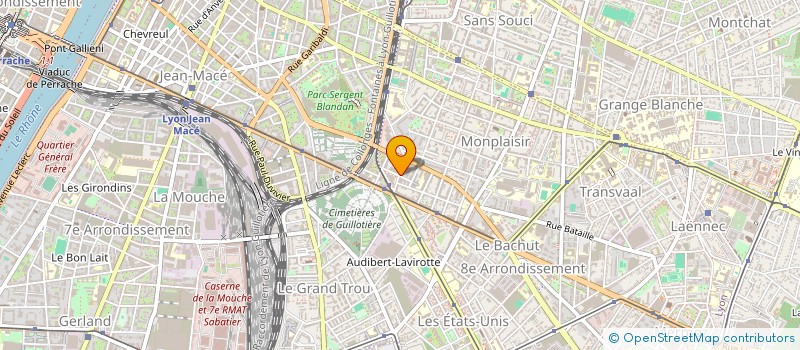 localisation de l'entreprise MONSIEUR YASAR UZUN  LYON