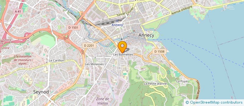localisation de l'entreprise MONSIEUR YASAR YAGMURLUOGLU à ANNECY