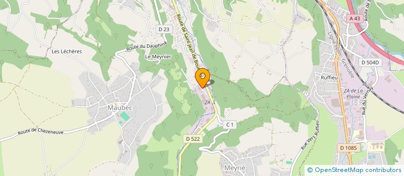 localisation de l'entreprise MONSIEUR YASAR YILDIRIM  MAUBEC