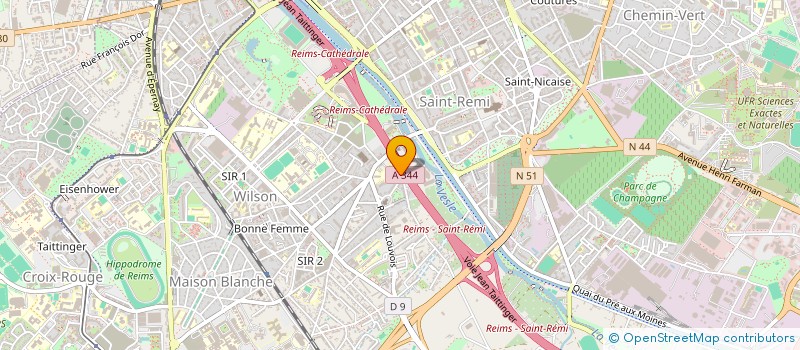 localisation de l'entreprise MONSIEUR YASAR YILMAZ  REIMS