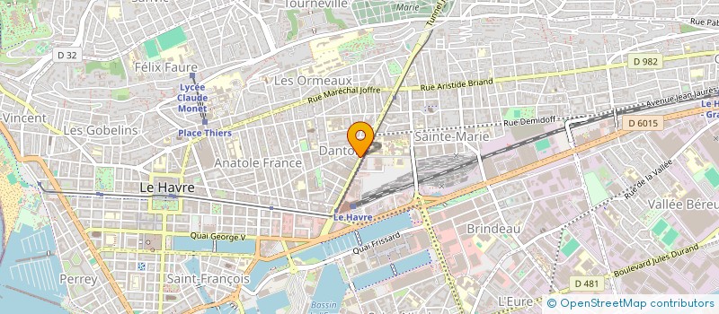 localisation de l'entreprise MONSIEUR YASAR ZADA  LE HAVRE