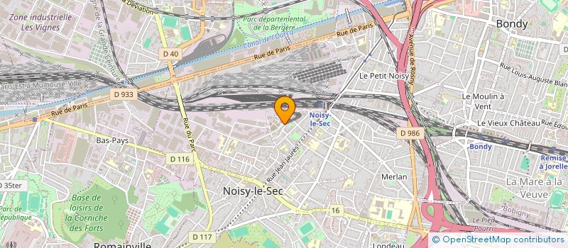 localisation de l'entreprise MONSIEUR YASEN ABKER AL KHALI à NOISY-LE-SEC