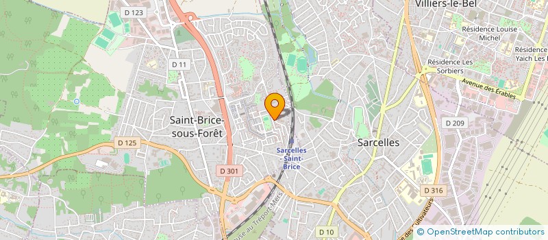 localisation de l'entreprise MONSIEUR YASER ABD EL KAREM à SAINT-BRICE-SOUS-FORET