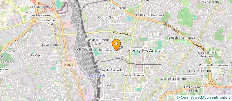 localisation de l'entreprise MONSIEUR YASER MOHAMED MOUSA à FLEURY-LES-AUBRAIS