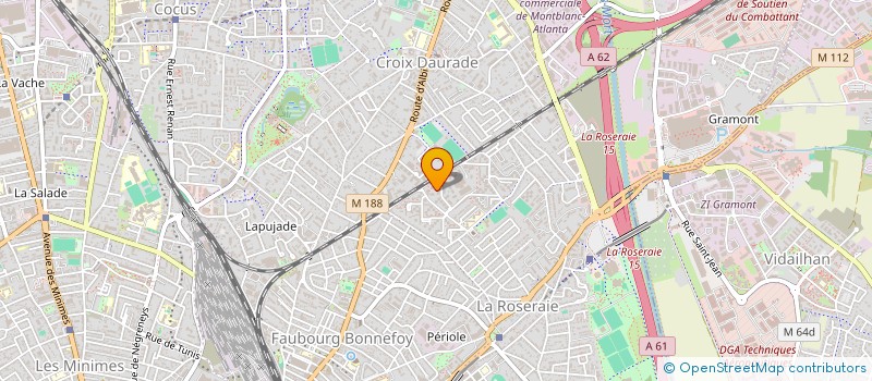 localisation de l'entreprise MONSIEUR YASHINE IDAROUSSI  TOULOUSE