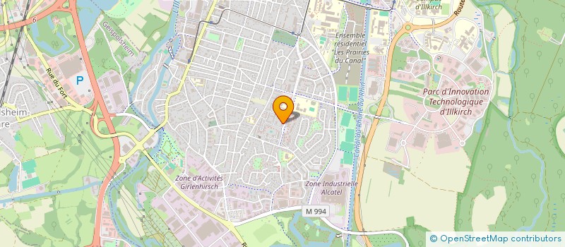 localisation de l'entreprise MONSIEUR YASIN ACIKOZ  ILLKIRCH-GRAFFENSTADEN