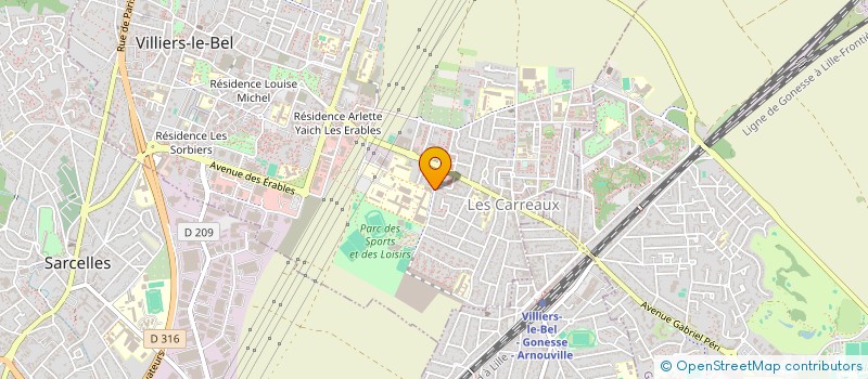 localisation de l'entreprise MONSIEUR YASIN ASKARZADA  VILLIERS-LE-BEL