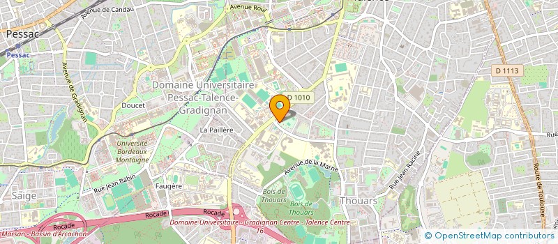 localisation de l'entreprise MONSIEUR YASIN BILEN à TALENCE