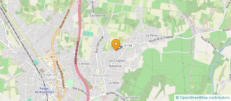 localisation de l'entreprise MONSIEUR YASIN BOYRAZ à ROUSSILLON