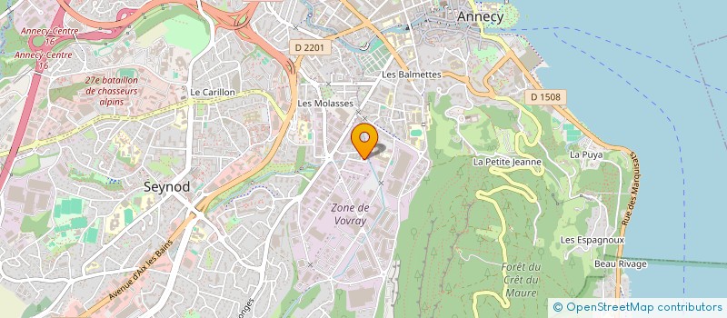 localisation de l'entreprise MONSIEUR YASIN CAVUS à ANNECY