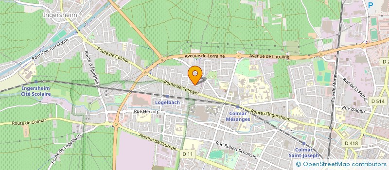 localisation de l'entreprise MONSIEUR YASIN CAYCI  INGERSHEIM