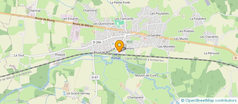 localisation de l'entreprise MONSIEUR YASIN DASPINAR à POLLIAT