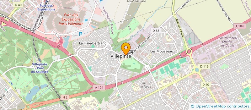 localisation de l'entreprise MONSIEUR YASIN EL ADLI ABDELMOUNIM à VILLEPINTE