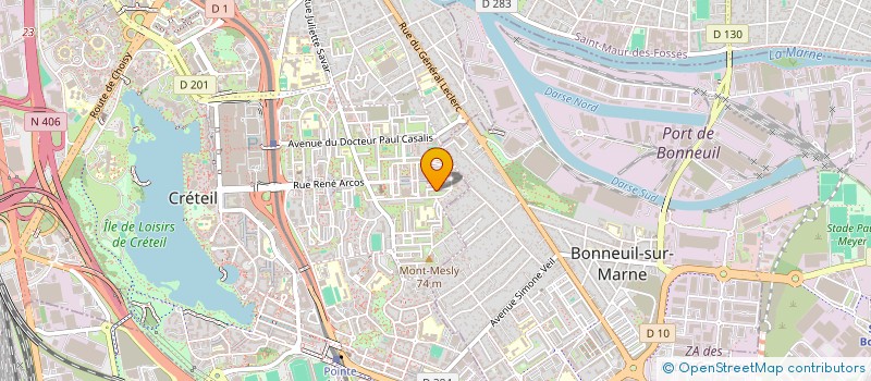 localisation de l'entreprise MONSIEUR YASIN EL JATTARI  CRETEIL