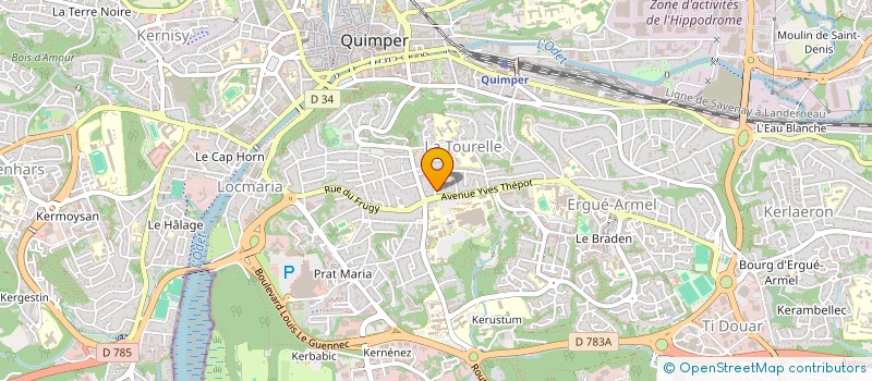 localisation de l'entreprise MONSIEUR YASIN ERDOGAN à QUIMPER