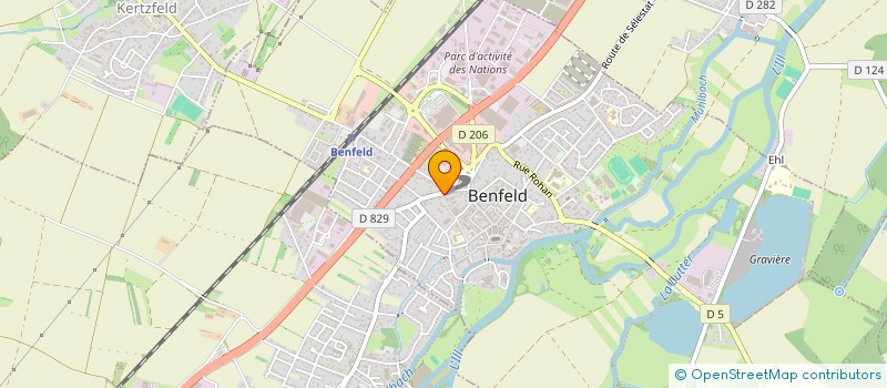 localisation de l'entreprise MONSIEUR YASIN ERDOGMUS  BENFELD