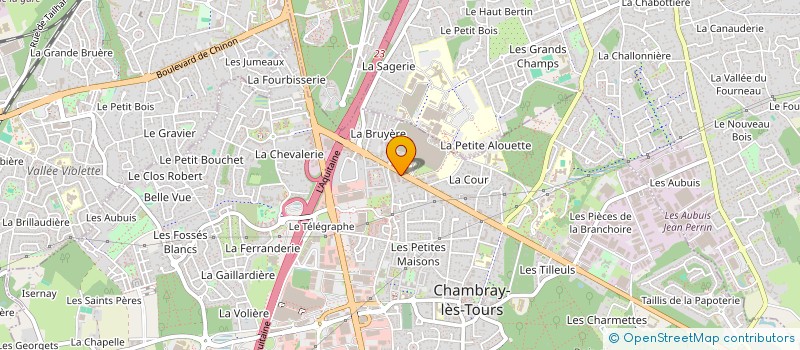 localisation de l'entreprise MONSIEUR YASIN FARCHI  CHAMBRAY-LES-TOURS