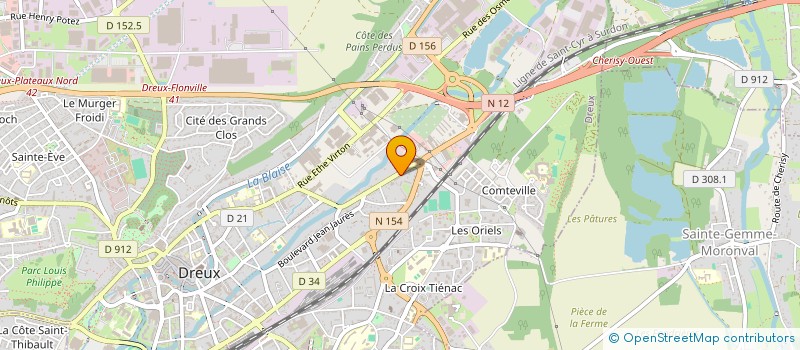 localisation de l'entreprise MONSIEUR YASIN FERNANDES à DREUX