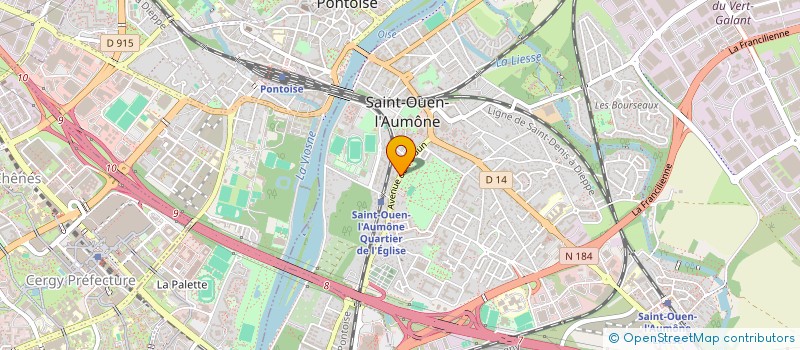 localisation de l'entreprise MONSIEUR YASIN FIXEE ALI  SAINT-OUEN-L'AUMONE