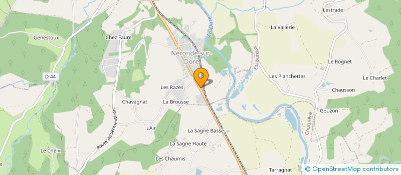 localisation de l'entreprise MONSIEUR YASIN GEDIK  NERONDE-SUR-DORE