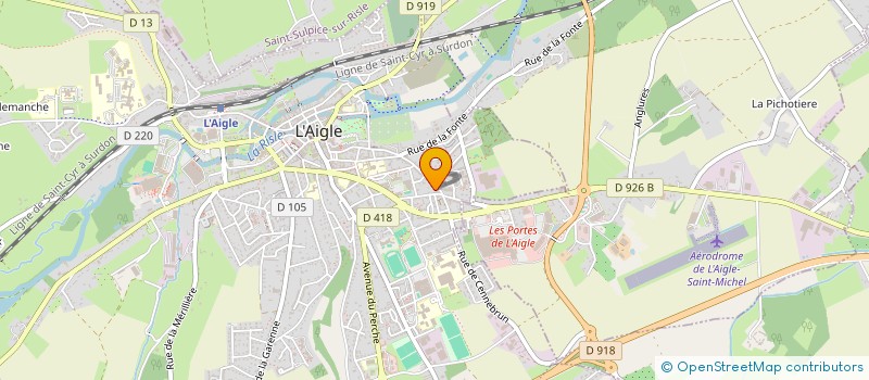 localisation de l'entreprise MONSIEUR YASIN INAN à L'AIGLE