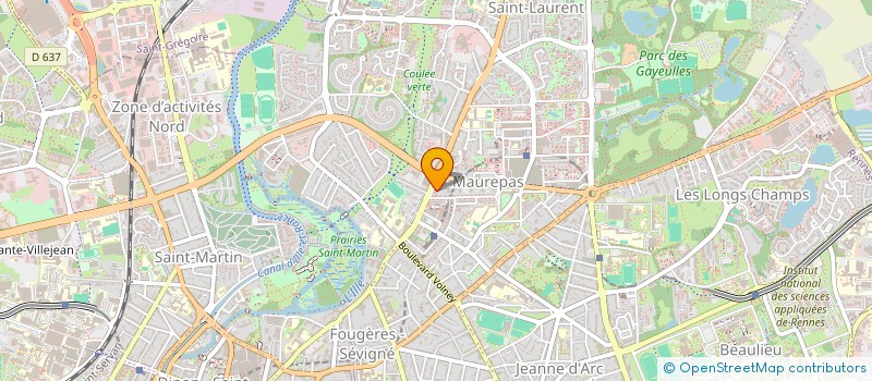 localisation de l'entreprise MONSIEUR YASIN JAHANGIR  RENNES