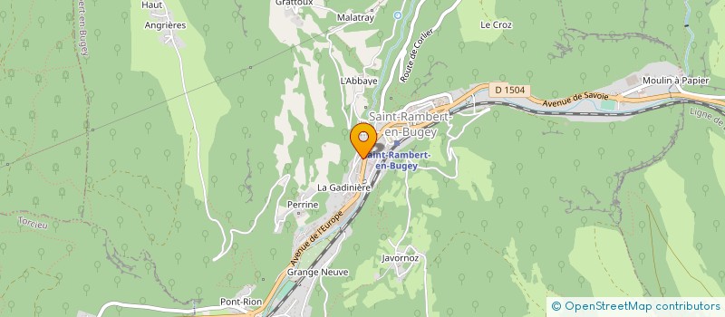 localisation de l'entreprise MONSIEUR YASIN KANDIRMAZ à SAINT-RAMBERT-EN-BUGEY