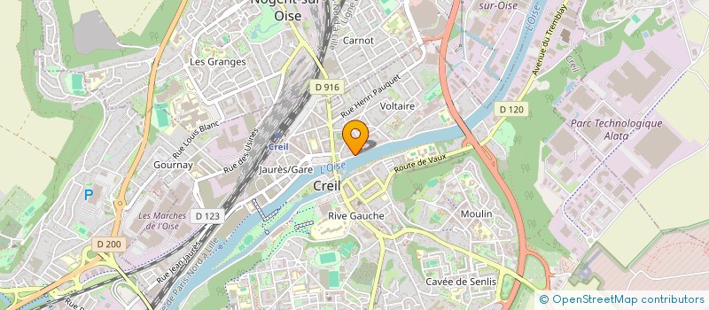 localisation de l'entreprise MONSIEUR YASIN MEHZOUD  CREIL