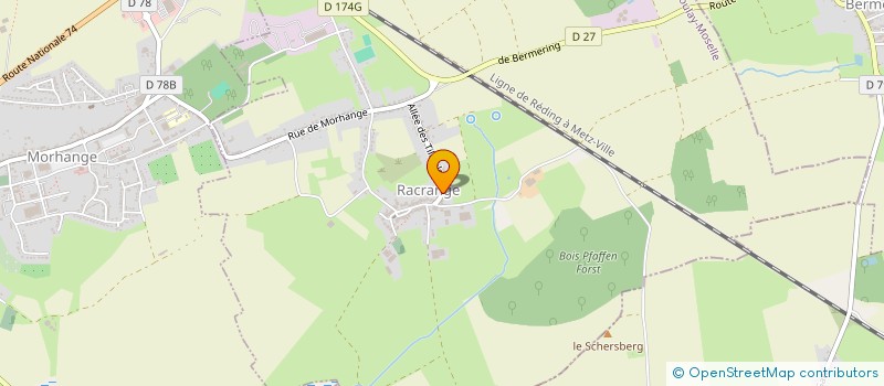 localisation de l'entreprise MONSIEUR YASIN MERNI  BERIG-VINTRANGE