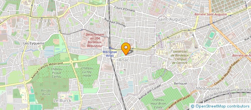 localisation de l'entreprise MONSIEUR YASIN SHAHABI  MERIGNAC