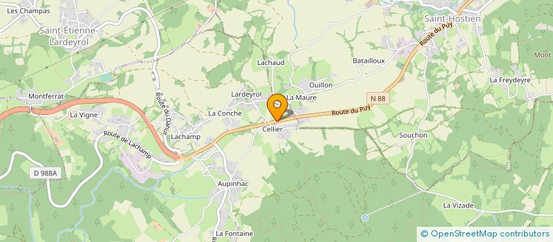 localisation de l'entreprise MONSIEUR YASIN UCAR  SAINT-PIERRE-EYNAC