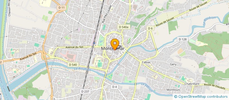 localisation de l'entreprise MONSIEUR YASINE BENKIRAT  MONTELIMAR