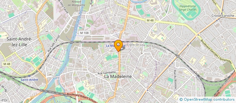 localisation de l'entreprise MONSIEUR YASINE LATERCHI à LA MADELEINE