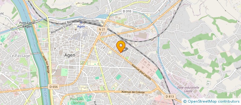 localisation de l'entreprise MONSIEUR YASIR ADAM ISSA  AGEN