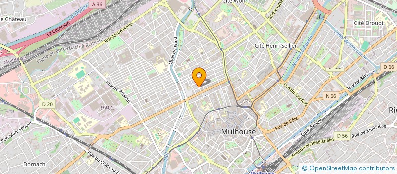 localisation de l'entreprise MONSIEUR YASIR FAZEEL à MULHOUSE