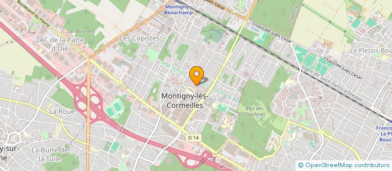 localisation de l'entreprise MONSIEUR YASIR INAM  MONTIGNY-LES-CORMEILLES