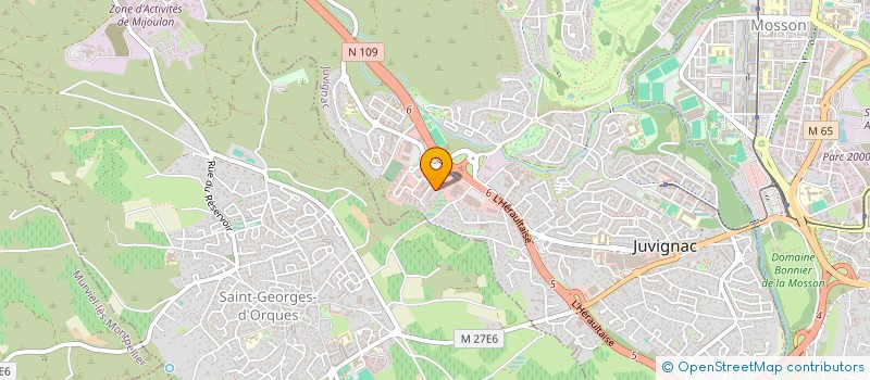 localisation de l'entreprise MONSIEUR YASKY IEM  JUVIGNAC