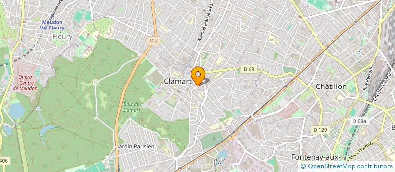 localisation de l'entreprise MONSIEUR YASSAA ISLAMOV à CLAMART