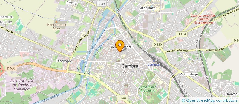 localisation de l'entreprise MONSIEUR YASSER ABDALLA  CAMBRAI