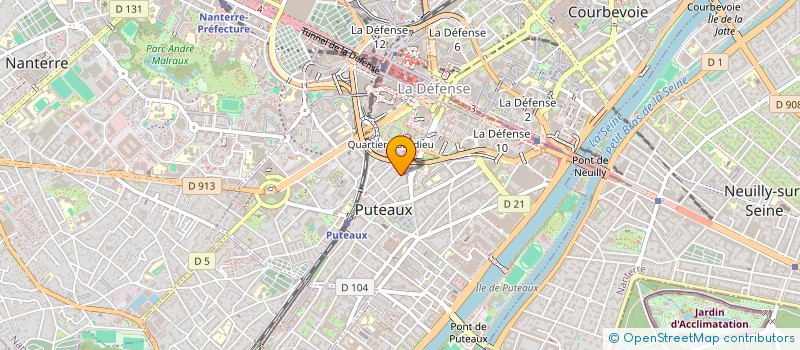 localisation de l'entreprise MONSIEUR YASSER ABDELDJALIL BENCHIKH  PUTEAUX