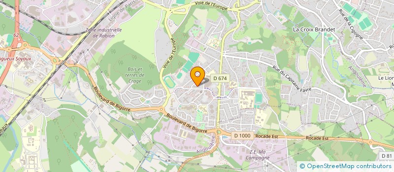 localisation de l'entreprise MONSIEUR YASSER ABDOURAHMAN OMAR à ANGOULEME