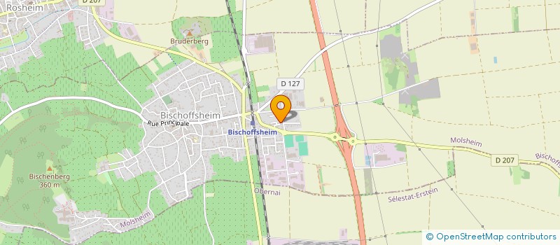 localisation de l'entreprise MONSIEUR YASSER ALI  BISCHOFFSHEIM