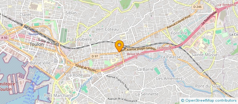 localisation de l'entreprise MONSIEUR YASSER AMRI  TOULON